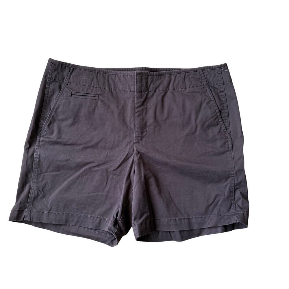 Bandolinoblu Denim Women's Silvia Chino Shorts Brown Size 12 Casual Stretch